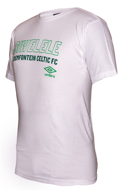 Bloemfontein Celtic FC Fan Tee 20'/21' - White/Emerald – Umbro South Africa