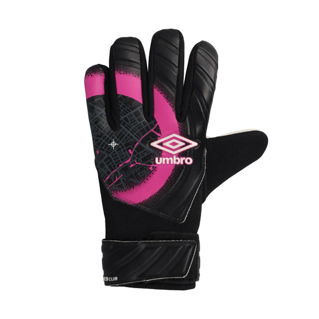 Umbro Neo Club Gloves - Black/White/Pink Glo
