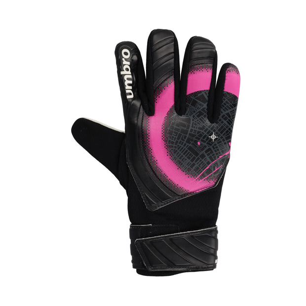 Umbro Neo Club Gloves - Black/White/Pink Glo