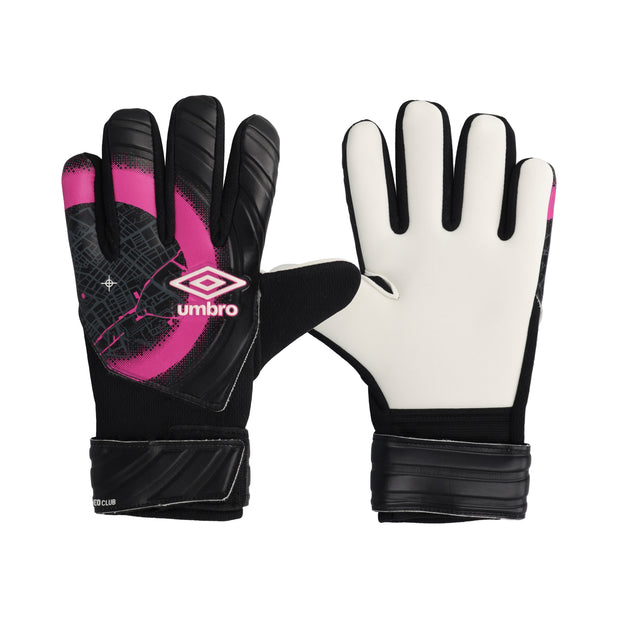 Umbro Neo Club Gloves - Black/White/Pink Glo