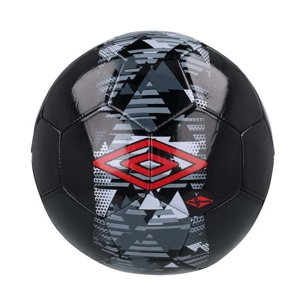 Umbro Formation Recreational Ball - Black/Red - Umbro South Africa
