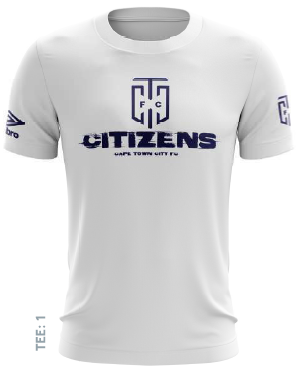 Cape Town City Fc Supporter Tee 24 - White/Blue