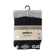 Umbro 2Pk Trunks - Black/Grey