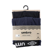 Umbro 2Pk Trunks - Navy/Black