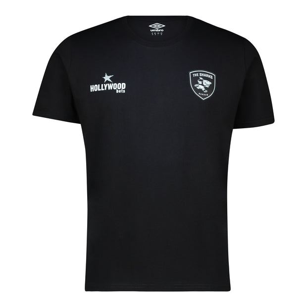 Sharks Rugby Cotton Tee 25 - Black