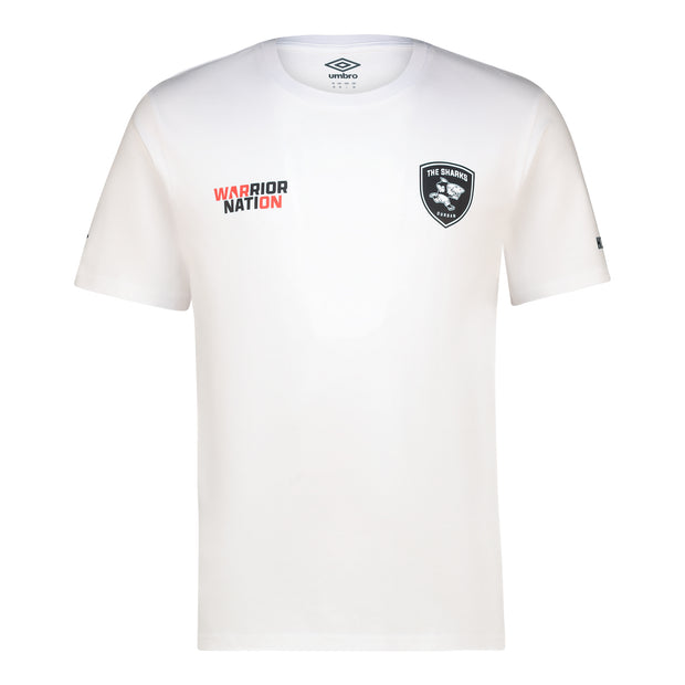 Sharks Rugby Cotton Tee 25 - White