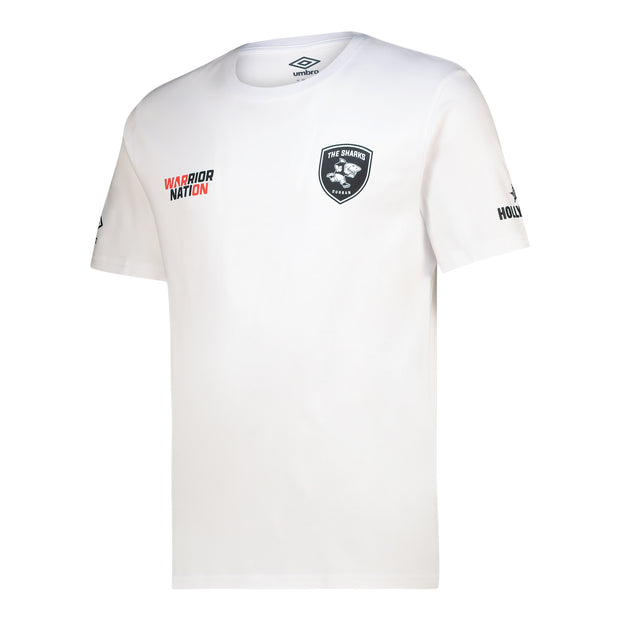 Sharks Rugby Cotton Tee 25 - White