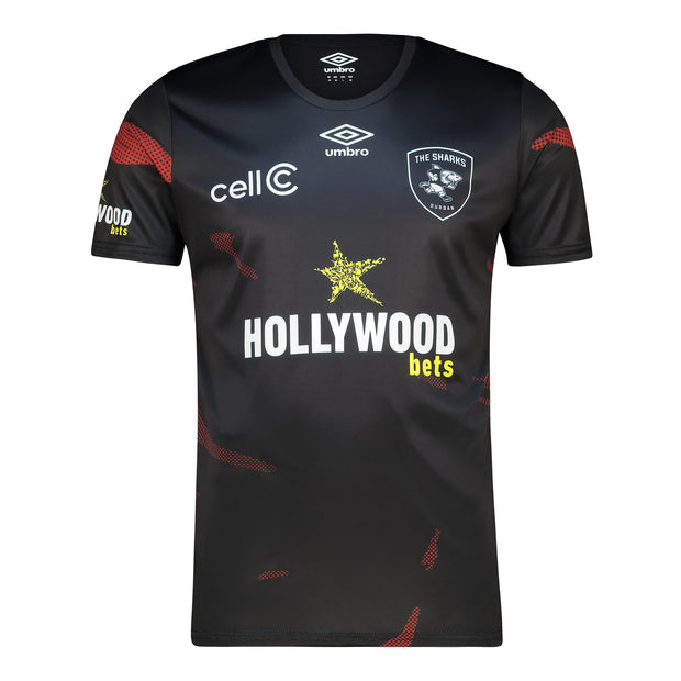 Sharks Rugby Training Tee 25 - Black