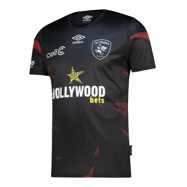 Sharks Rugby Training Tee 25 - Black