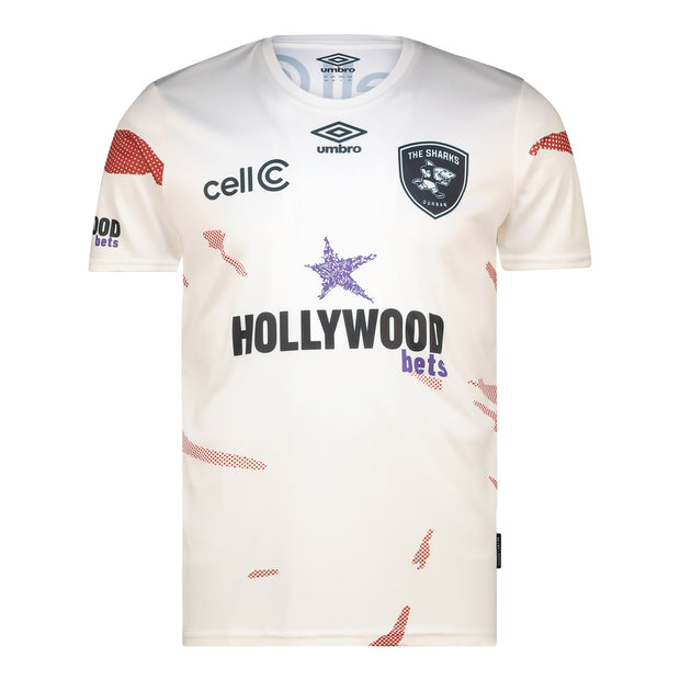 Sharks Rugby Training Tee 25 - Off White
