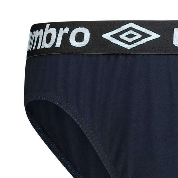 Umbro 3Pk Cotton Briefs - Black/Grey/Navy