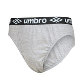 Umbro 3Pk Cotton Briefs - Black/Grey/Navy - Umbro South Africa