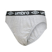 Umbro 3Pk Cotton Briefs - Black/Grey/Navy
