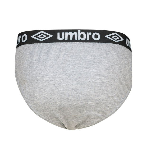 Umbro 3Pk Cotton Briefs - Black/Grey/Navy