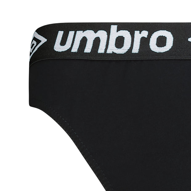 Umbro 3Pk Cotton Briefs - Black/Grey/Navy