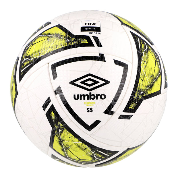 Umbro Neo Premier Match Ball - White/Black/Limeade