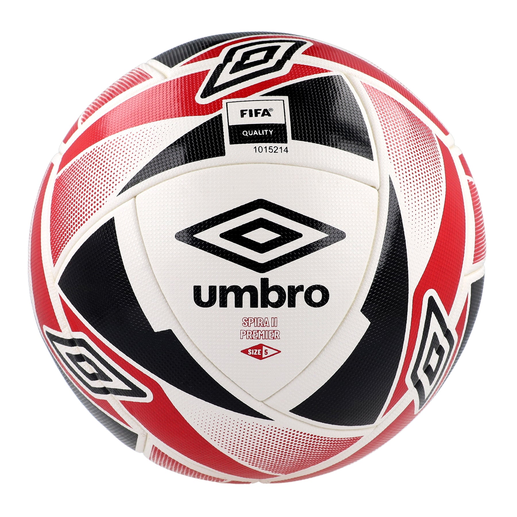 UMBRO×diaspora×BAL Umbro Spira II Premier Match Ball - White/Black/Red – Umbro South