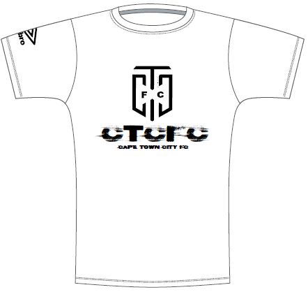 Cape Town City Fc Supporter Tee 24 - White/Black