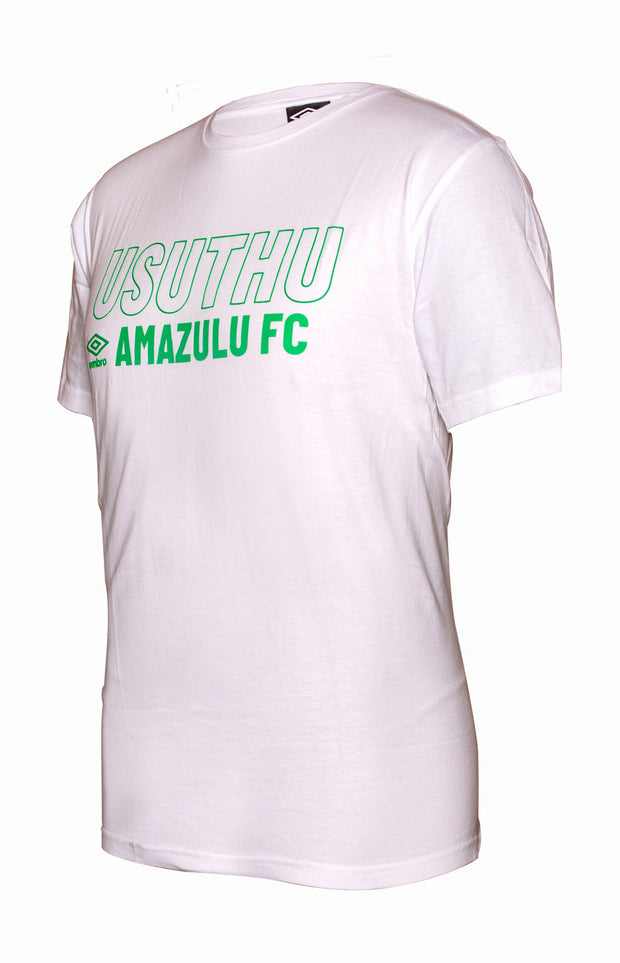 Amazulu Supporter T-Shirt 2019/2020 - White - Umbro South Africa