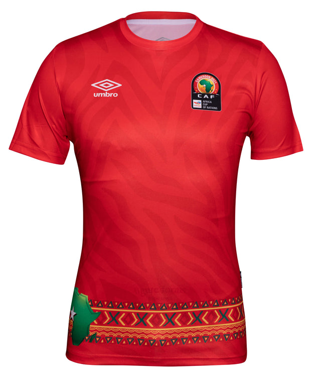 OFFICIAL AFCON CAMEROON 2021 TOURNAMENT JERSEY - RED