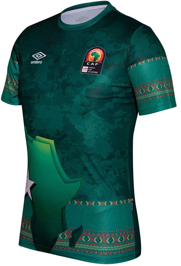 OFFICIAL AFCON CAMEROON 2021 TOURNAMENT JERSEY - GREEN